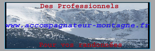annuaire Accompagnateurs en montagne et guide